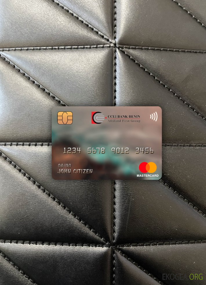 Photolook de la carte principale de la banque CCEI de Guinée équatoriale